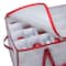 Simplify Red & White 128ct. Ornament Storage Organizer